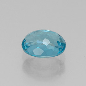 Apatite Bleu clair naturelle Coupe ovale, 0.71 ct, VS