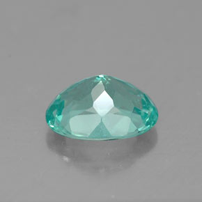 Apatite vert naturelle coupe ovale, 1,54 ct, VS