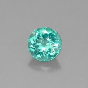 Apatite vert naturelle coupe roude, 0,67 ct, VS