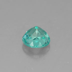Apatite vert naturelle coupe roude, 0,67 ct, VS