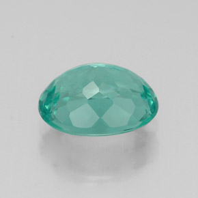 Apatite vert naturelle coupe ovale, 2,04 ct, VS
