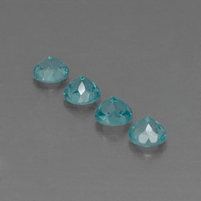 Achetez naturel ct Bleu clair Apatite gems, Coupe roude, En provenance Madagascar chez GemSelect. En stock, livraison internationale!