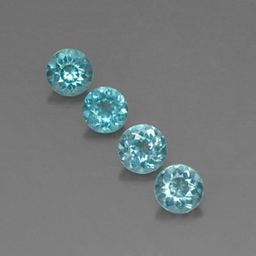 Achetez naturel ct bleue apatite gems, coupe roude, en provenance madagascar chez gemselect. en stock, livraison internationale!