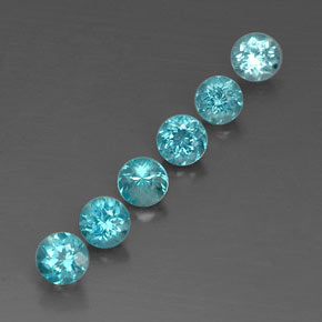Achetez naturel ct bleue apatite gems, coupe roude, en provenance madagascar chez gemselect. en stock, livraison internationale!