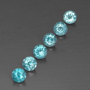 Achetez naturel ct Bleu clair Apatite gems, Coupe roude, En provenance Madagascar chez GemSelect. En stock, livraison internationale!