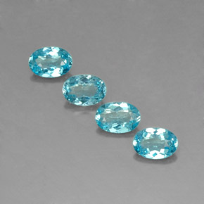 Achetez naturel ct bleue apatite gems, coupe ovale, en provenance madagascar chez gemselect. en stock, livraison internationale!