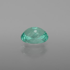 Apatite Vert clair naturelle Coupe ovale, 1.07 ct, VS