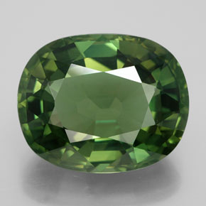 Apatite Vert naturelle ovale, 11.90 ct, VVS