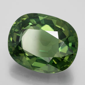 Apatite Vert naturelle ovale, 11.90 ct, VVS