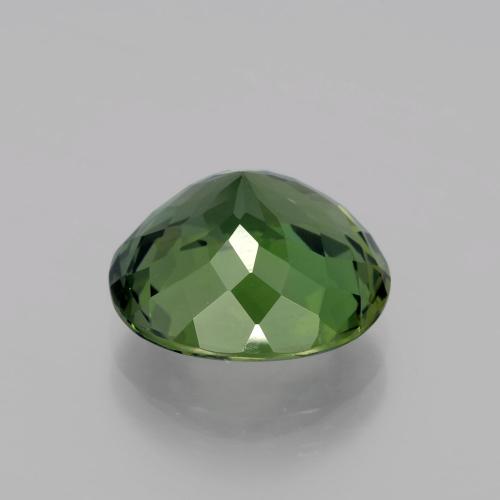 Apatite vert naturelle coupe ovale, 6,01 ct, VVS-VS