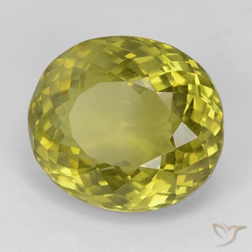 11.38ct Naturel Jaune maïs Apatite, ovale, VS