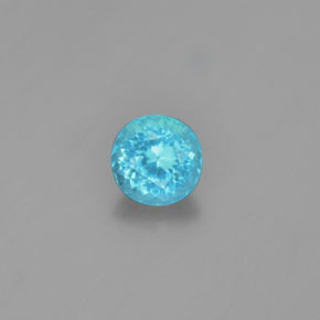 Apatite Bleu naturelle Coupe roude, 0.90 ct, VS