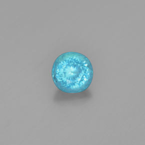 Apatite Bleu naturelle Coupe roude, 0.90 ct, VS