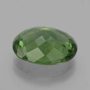 Apatite vert naturelle coupe ovale, 4,49 ct, VS-SI