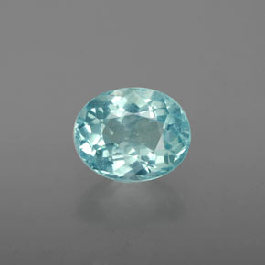 Apatite Bleu naturelle Coupe ovale, 1.70 ct, VS