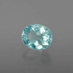 Apatite Bleu naturelle Coupe ovale, 1.70 ct, VS