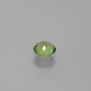 Apatite vert naturelle coupe roude, 0,69 ct, VS