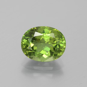Apatite Vert naturelle ovale, 2.34 ct, VS