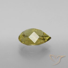 Apatite Jaune moyen naturelle En forme de poire, 2.55 ct, VS