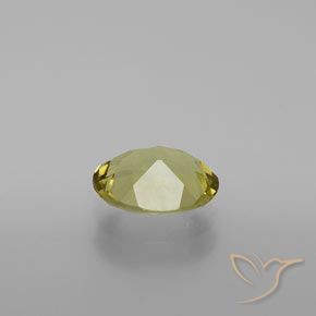 Apatite Jaune moyen naturelle ovale, 1.73 ct, VS