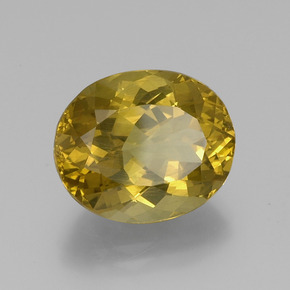 Apatite Brun doré naturelle Coupe ovale, 15.28 ct, VS