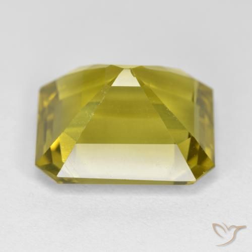Apatite Jaune clair naturelle Octogone / coupe Émeraude, 13.92 ct, VS