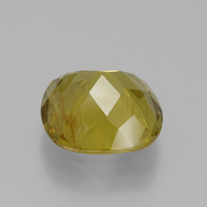 Apatite Jaune moyen naturelle Coupe coussin, 6.16 ct, VS-SI