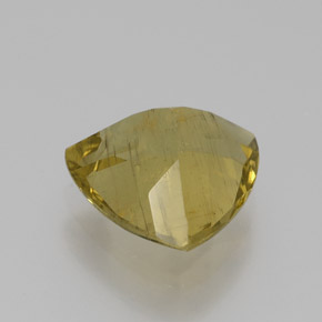 Apatite Vert Doré naturelle Trillion, 2.83 ct, VS