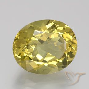 Apatite Jaune brunâtre naturelle ovale, 6.53 ct, VS
