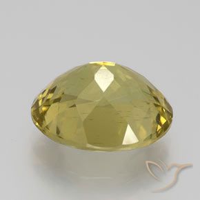 Apatite Jaune brunâtre naturelle ovale, 6.53 ct, VS
