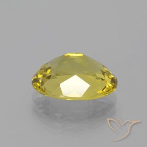 Apatite Jaune moyen naturelle ovale, 3.16 ct, VS