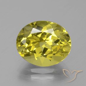 5.60ct Naturel Jaune ananas Apatite, ovale, VS