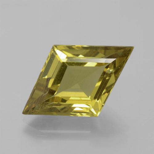 Apatite jaune naturelle forme fantaisie, 6,89 ct, VS
