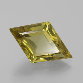 Apatite jaune naturelle forme fantaisie, 6,89 ct, VS