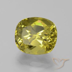 Apatite Jaune brunâtre naturelle Coussin, 7.26 ct, VVS-VS