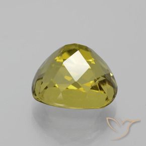 Apatite Jaune brunâtre naturelle Coussin, 7.26 ct, VVS-VS