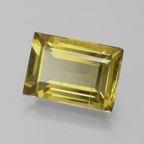 Apatite Jaune automnal naturelle Baquette, 8.30 ct, VS