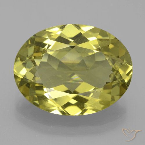 9.60ct Naturel Jaune terreux Apatite, ovale, VS