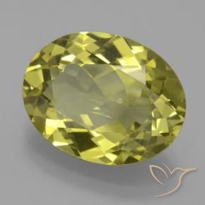 Apatite Jaune terreux naturelle ovale, 9.60 ct, VS