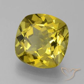 Apatite Jaune Dijon naturelle Coussin, 9.42 ct, VS