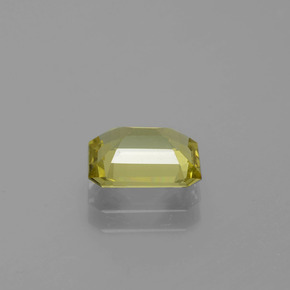 Apatite Vert Doré naturelle Taille émeraude, 1.69 ct, VS-SI