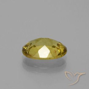 Apatite jaune naturelle coupe ovale, 2,76 ct, SI