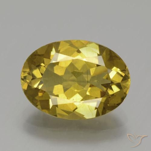 5.18ct Naturel Doré Apatite, ovale, VS-SI
