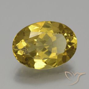 Apatite Doré naturelle ovale, 5.18 ct, VS-SI