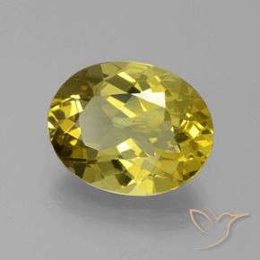 Apatite Jaune brunâtre naturelle ovale, 6.66 ct, VS
