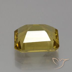Apatite Or naturelle Octogone / coupe Émeraude, 4.42 ct, VS