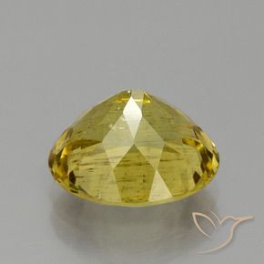 Apatite Jaune moyen naturelle ovale, 3.98 ct, VS