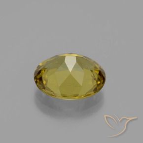 Apatite Jaune moyen naturelle ovale, 4.83 ct, VS