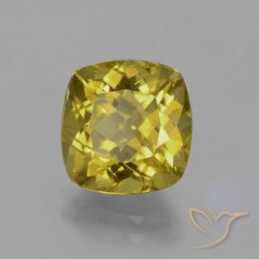 Apatite Or moyen naturelle Coussin, 5.19 ct, VS