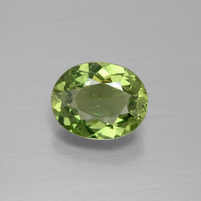 Apatite Vert chaud naturelle Coupe ovale, 1.88 ct, VS
